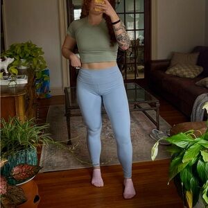 Womens light blue lululemon leggings